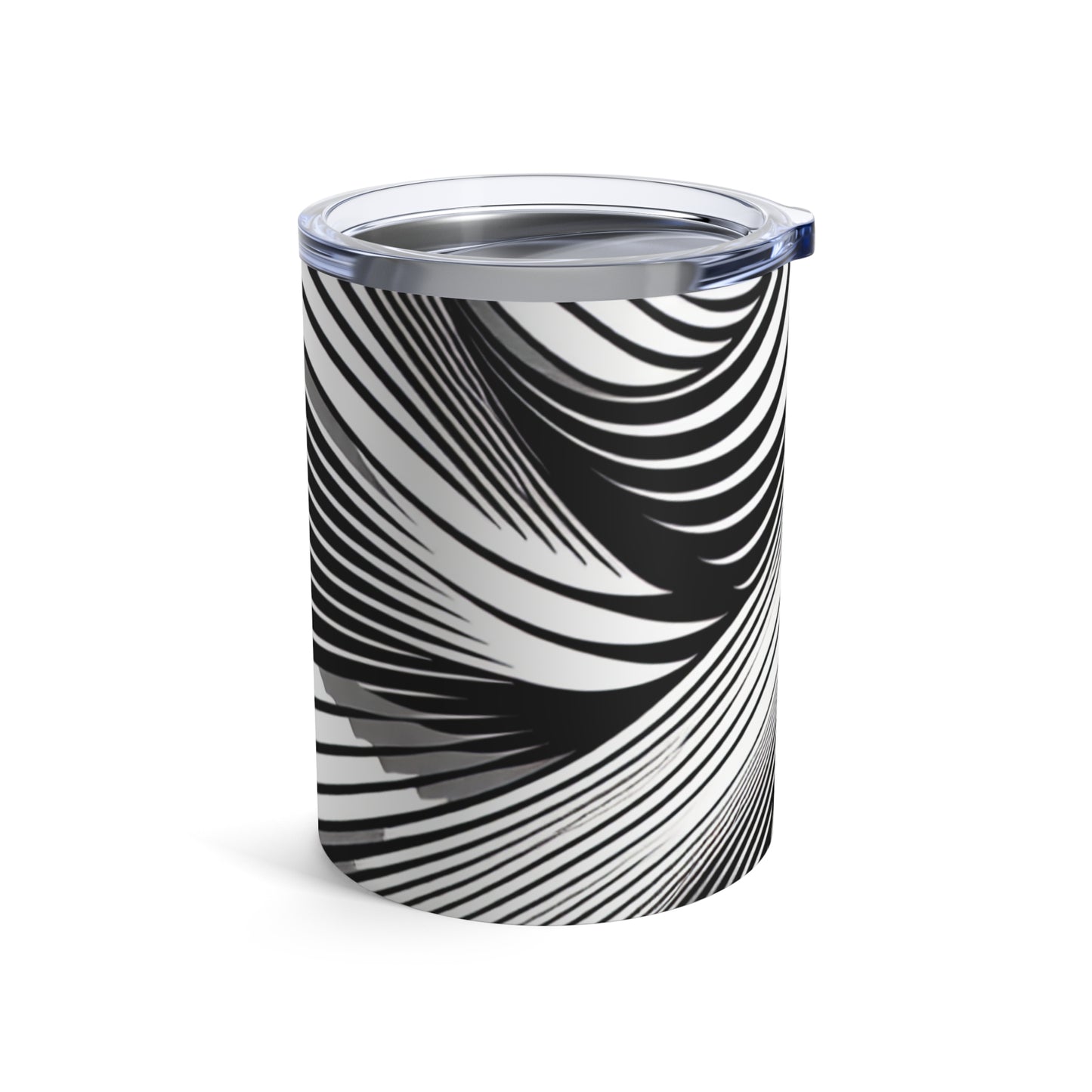 "Movimiento incorporado: exploración de la ilusión dinámica a través del arte óptico" - The Alien Tumbler 10oz Op Art