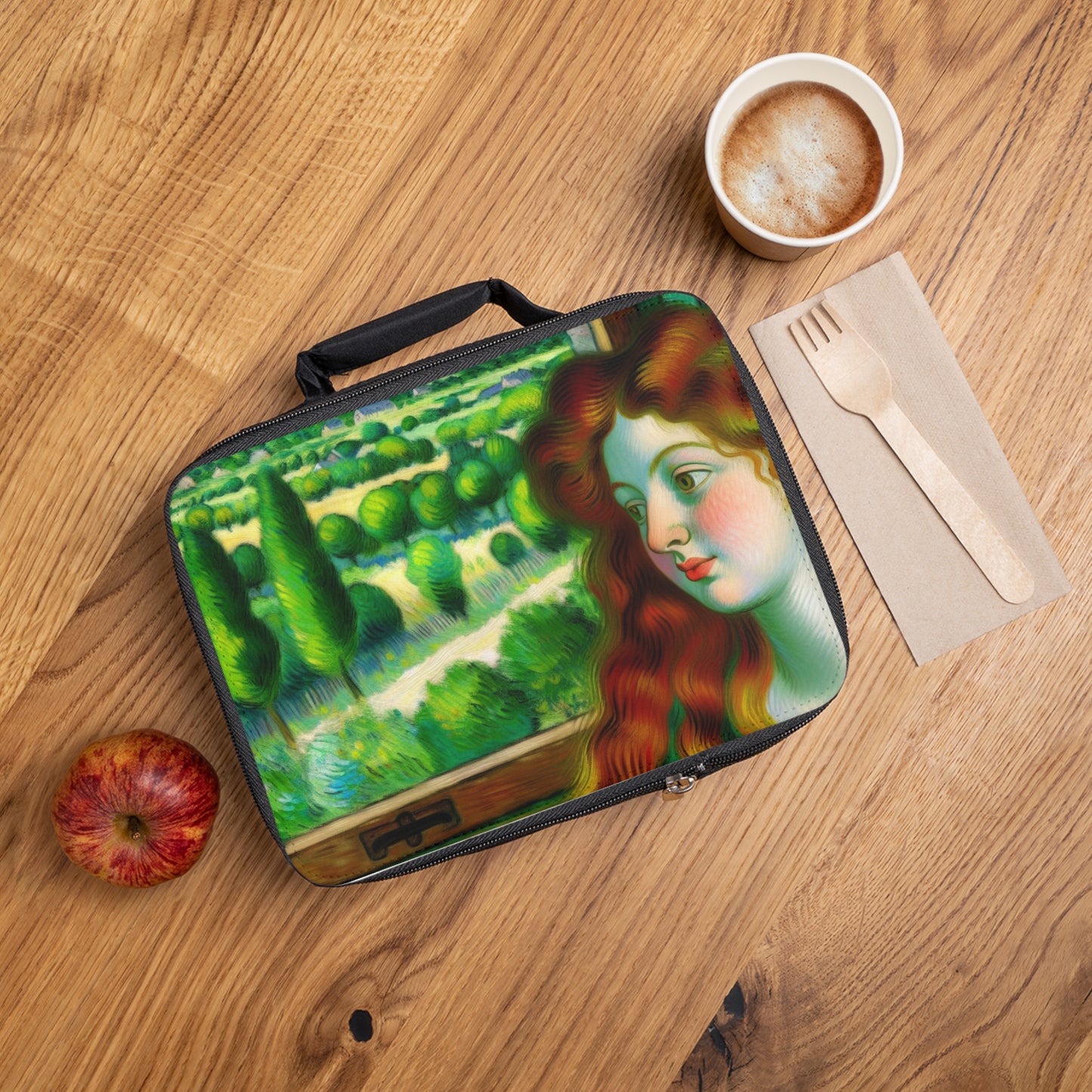 "French Countryside Escape" - The Alien Lunch Bag Post-Impressionism Style
