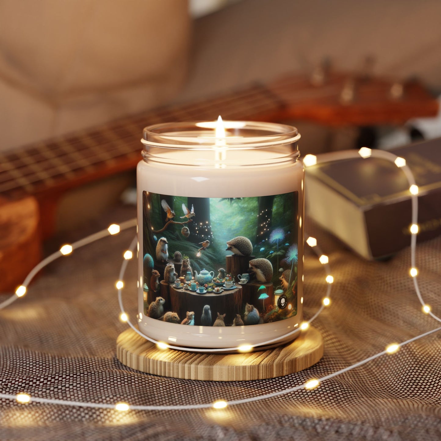 "Enchanted Tea Time: A Magical Forest Gathering" - The Alien Scented Soy Candle 9oz