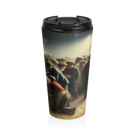 Title: "Conversations for Change" - The Alien Stainless Steel Travel Mug Social Realism