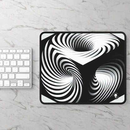 "Convolutional Cube: An Optical Illusion of Unceasing Movement" - The Alien Gaming Mouse Pad Op Art