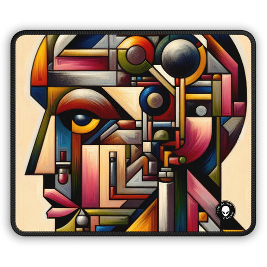 "My Cubist Reflection" - The Alien Gaming Mouse Pad Cubism