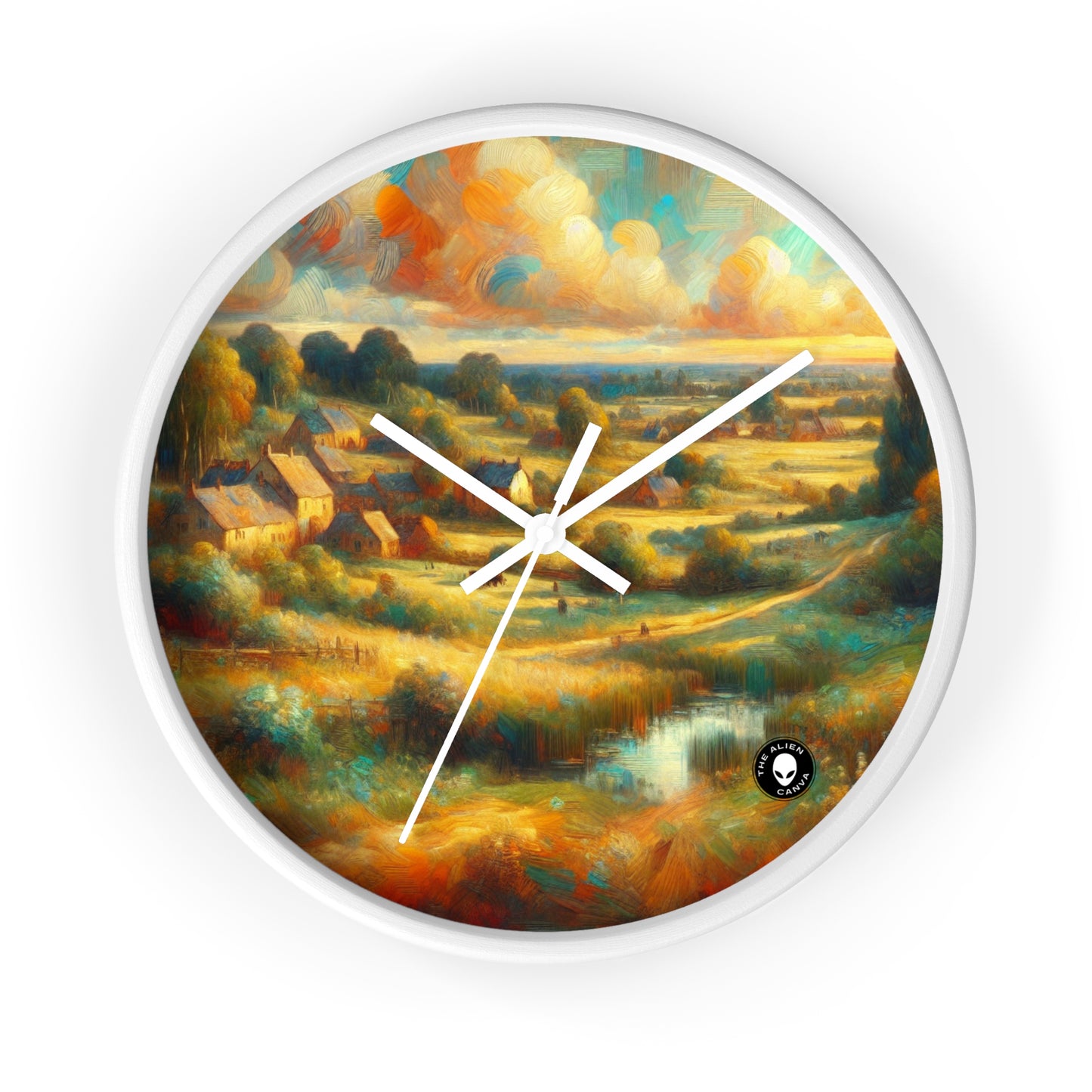 "Fairy Forest Twilight" - The Alien Wall Clock Neoromanticism