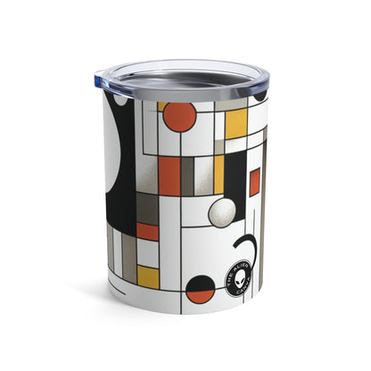 "Equilibrium in Abstract: Geometric Suprematism" - The Alien Tumbler 10oz Suprematism