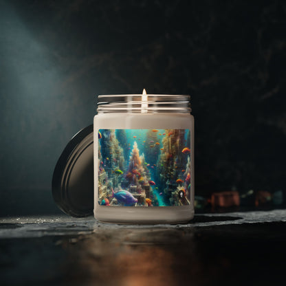 "Coralline City: A Surreal Underwater Wonderland" - The Alien Scented Soy Candle 9oz