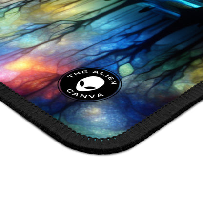 « Enchanted Rainbow Woods » – Le tapis de souris de jeu Alien