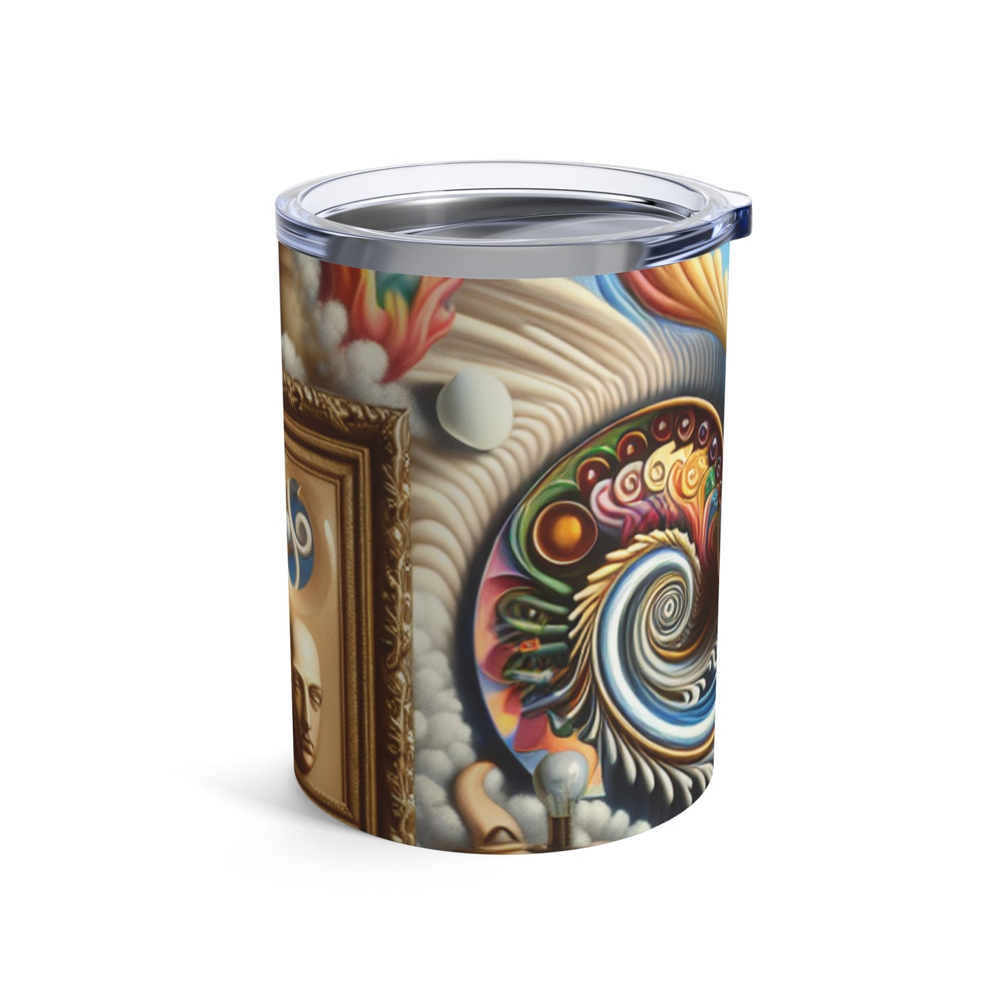 "Temporal Meltdown: Surreal Landscape" - The Alien Tumbler 10oz Surrealismo