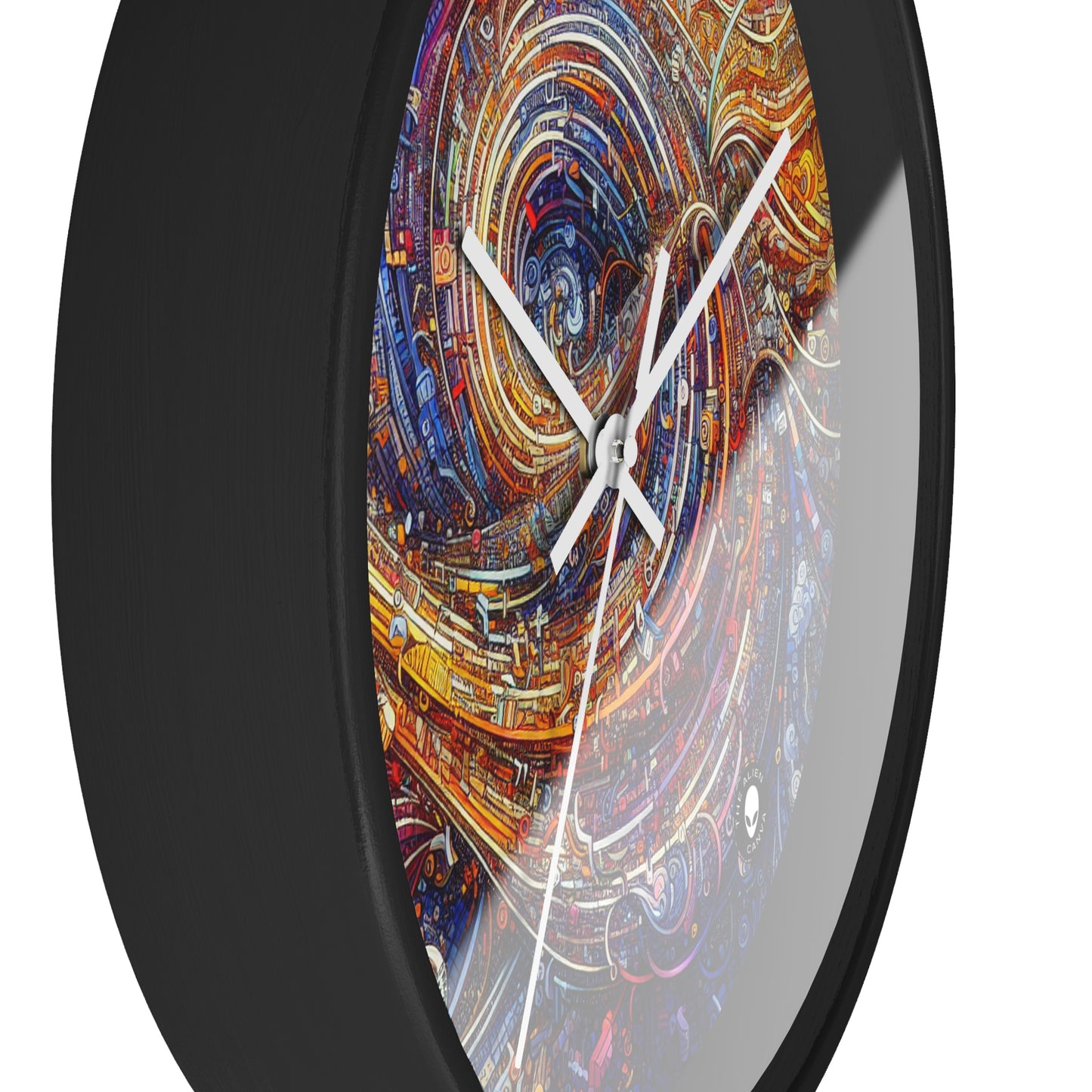 'Cyber ​​Journeys' - El reloj de pared alienígena Arte digital