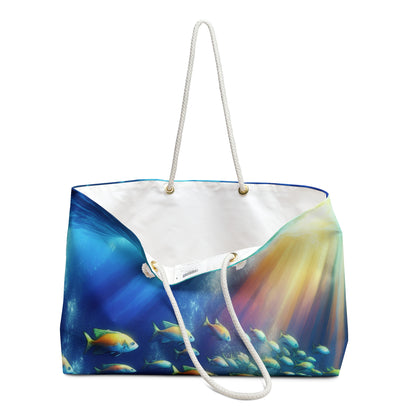 "Sinfonía submarina: serenidad en los arrecifes de coral" - The Alien Weekender Bag