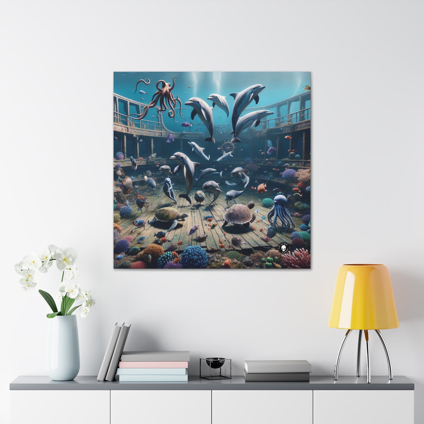 "Fiesta del naufragio: una fiesta de baile bajo el agua" - The Alien Canva