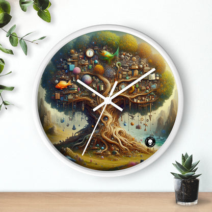 "The Tree of Curiosities" - The Alien Wall Clock