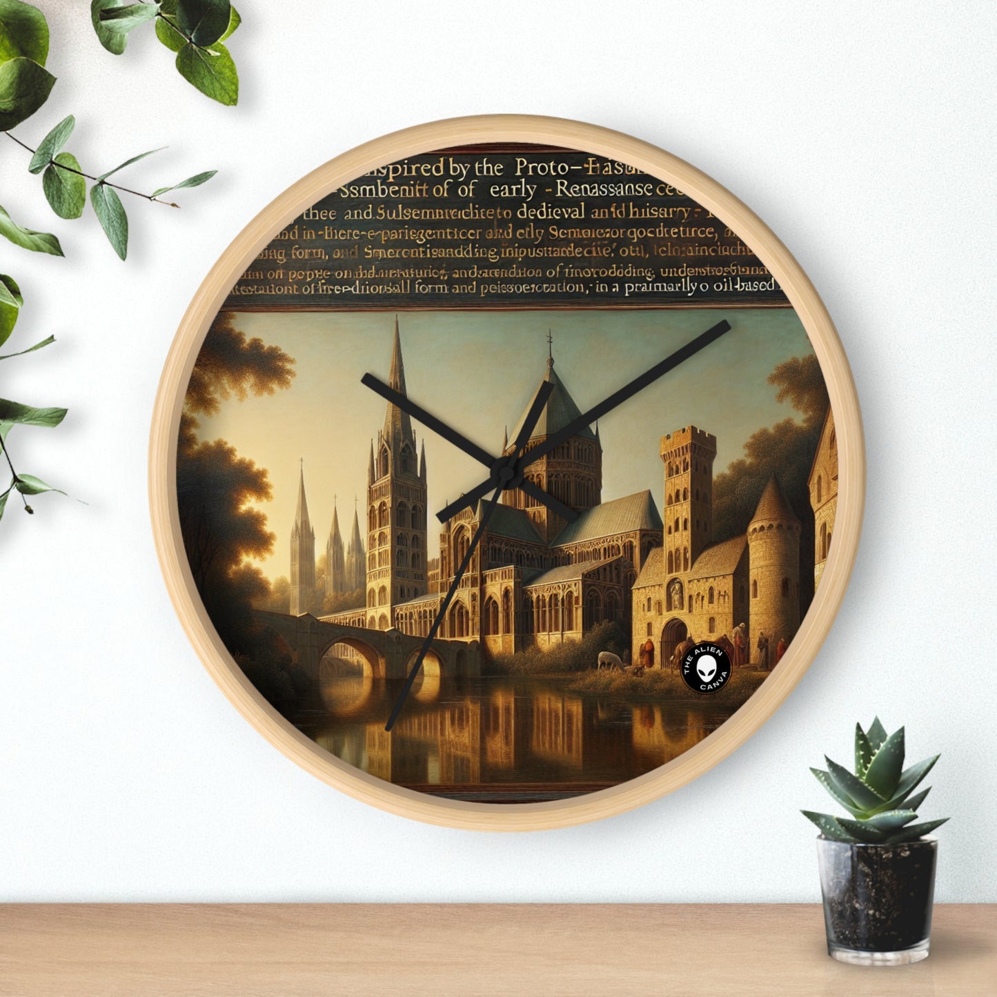 "Intellectual Discourse in the City Square" - The Alien Wall Clock Proto-Renaissance