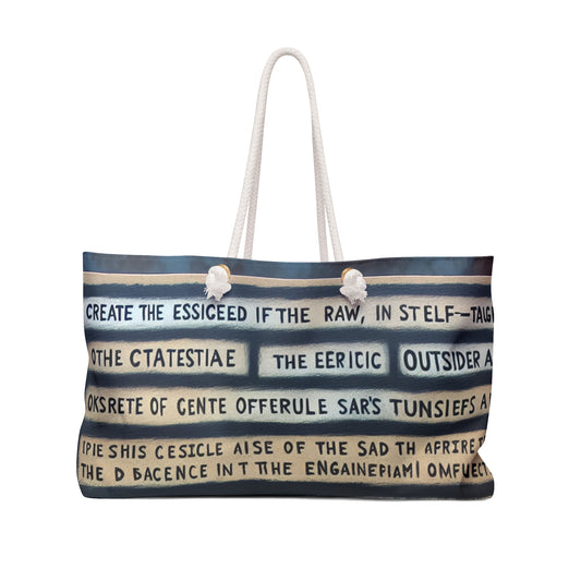 "Realidades que se cruzan: una interpretación del arte externo" - The Alien Weekender Bag Outsider Art