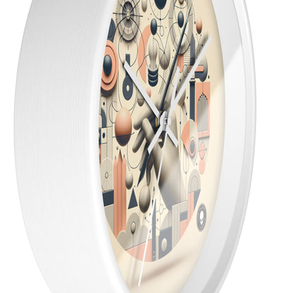 "Tech-Nature Fusion: An Artistic Exploration" - The Alien Wall Clock Conceptual Art