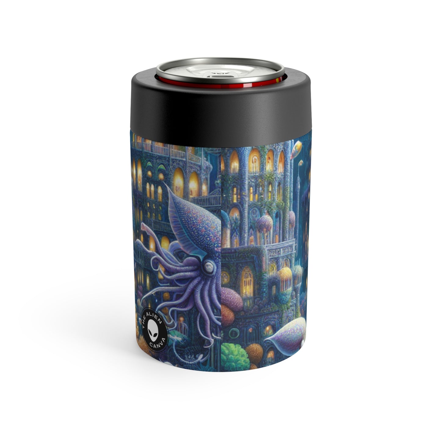 "Enchanting Atlantis: A Harmony of Sea Creatures" - The Alien Can Holder