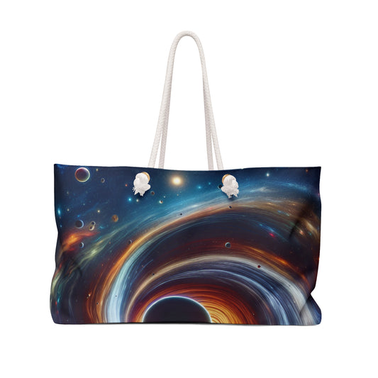 "Galactic Vortex: The Colorful Dance of Stars and Planets" - The Alien Weekender Bag