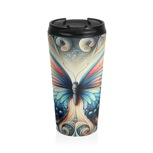 "Butterfly Transformation" - The Alien Stainless Steel Travel Mug Symbolism