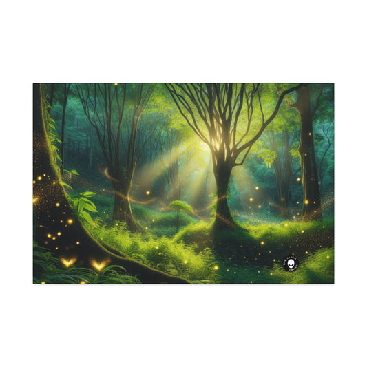 "Glowing Forest Magic" - The Alien Canva