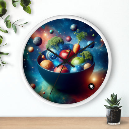 "Galactic Fruit Salad" - The Alien Wall Clock