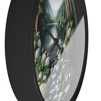 "Eco-Unity: A Multi-Sensory Sculptural Journey" - The Alien Wall Clock Environmental Sculpture