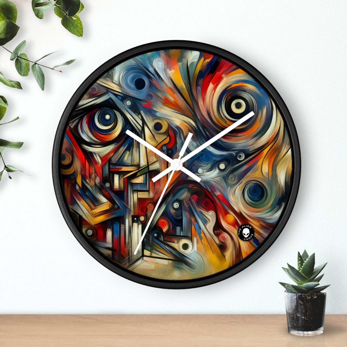 "Tempestuous Majesty" - The Alien Wall Clock Expressionism