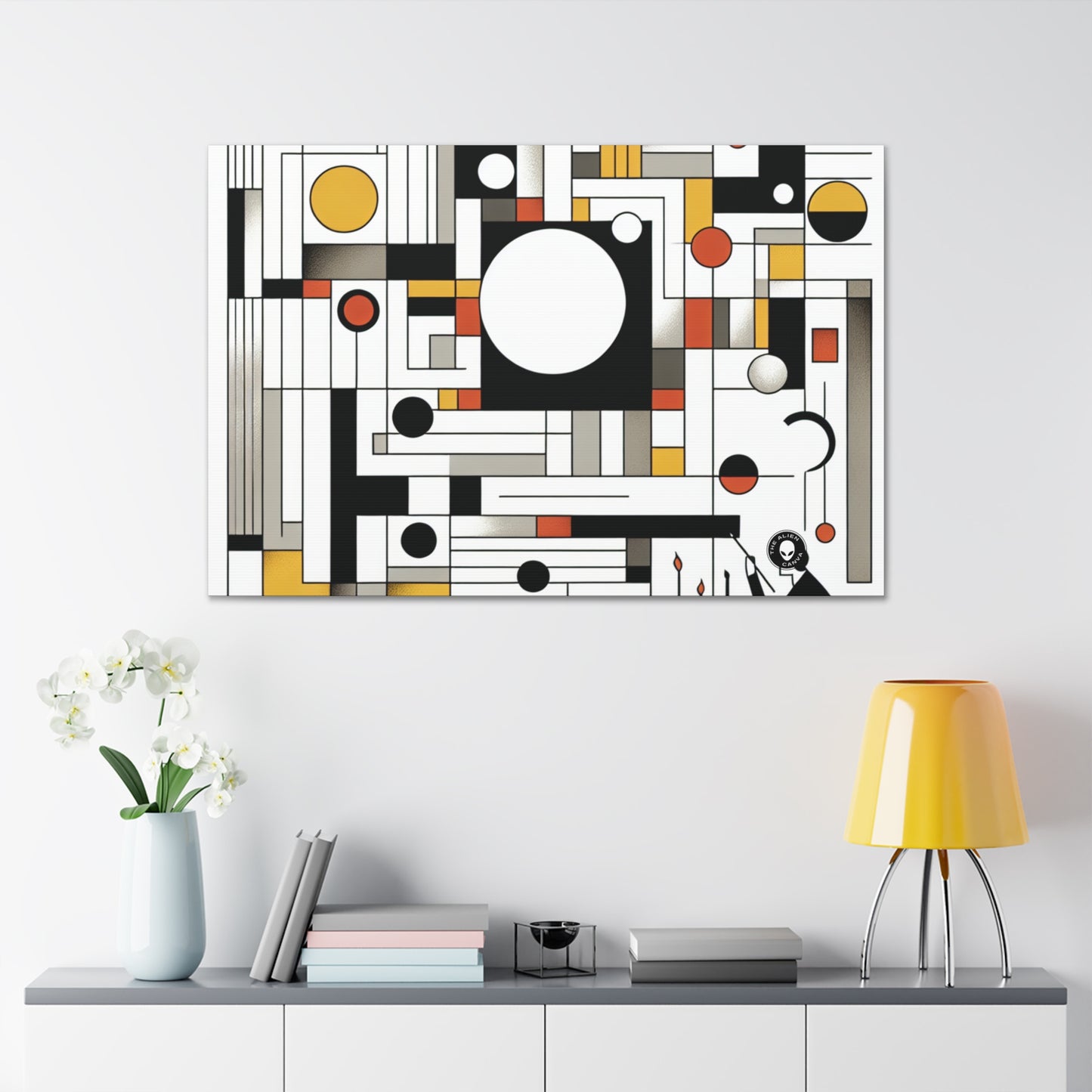 "Equilibrio en abstracto: suprematismo geométrico" - El suprematismo alienígena de Canva