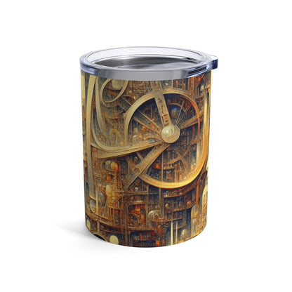 "Unity in Vibrant Harmony: An Abstract Metaphysical Exploration" - The Alien Tumbler 10oz Metaphysical Art