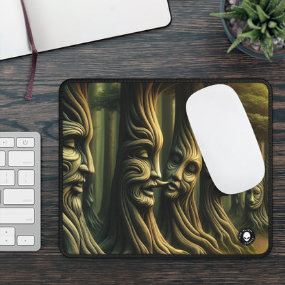 "Whispering Trees: Secrets of the Mystic Forest" - The Alien Gaming Mouse Pad