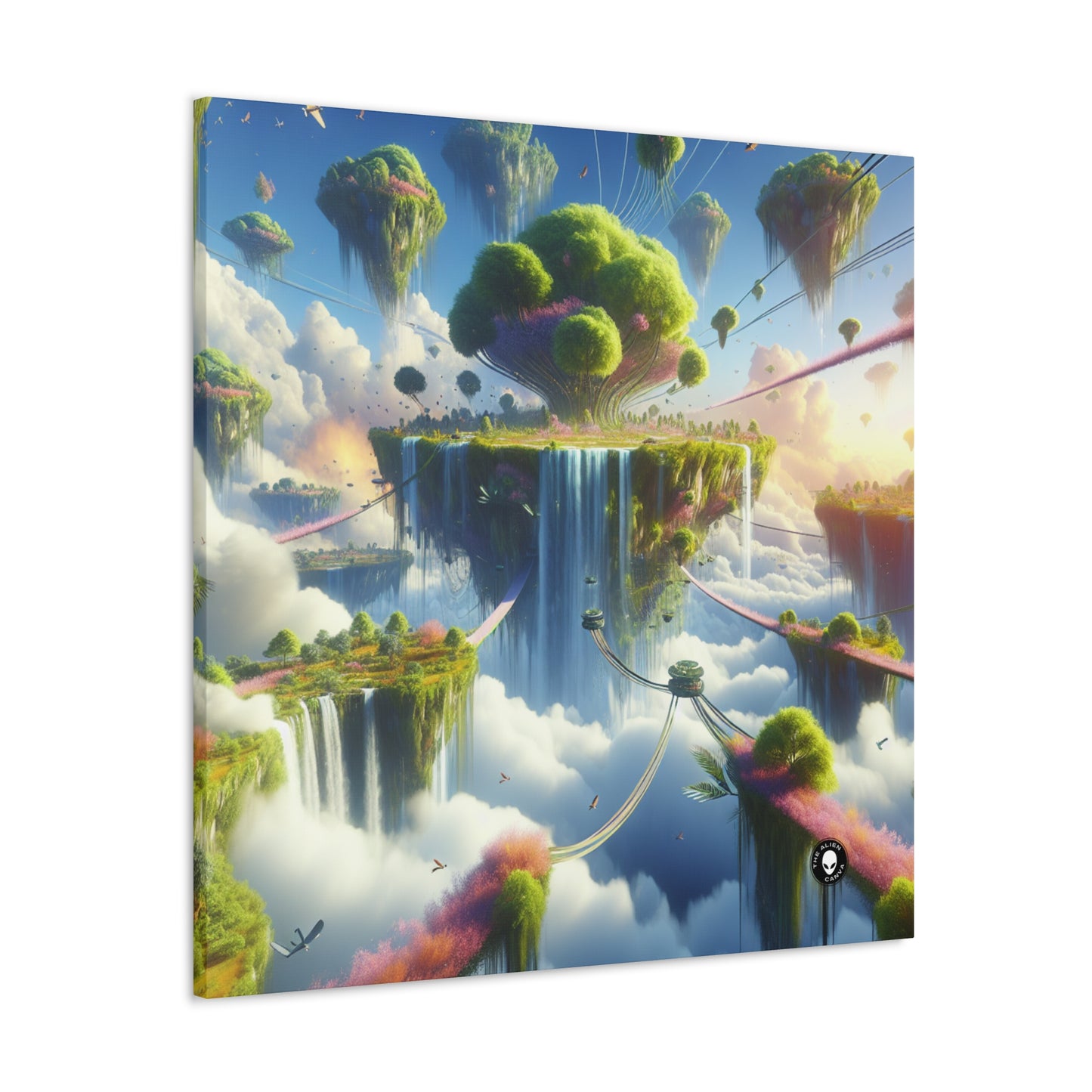 "Sky Islands: A Surreal Paradise" - The Alien Canva