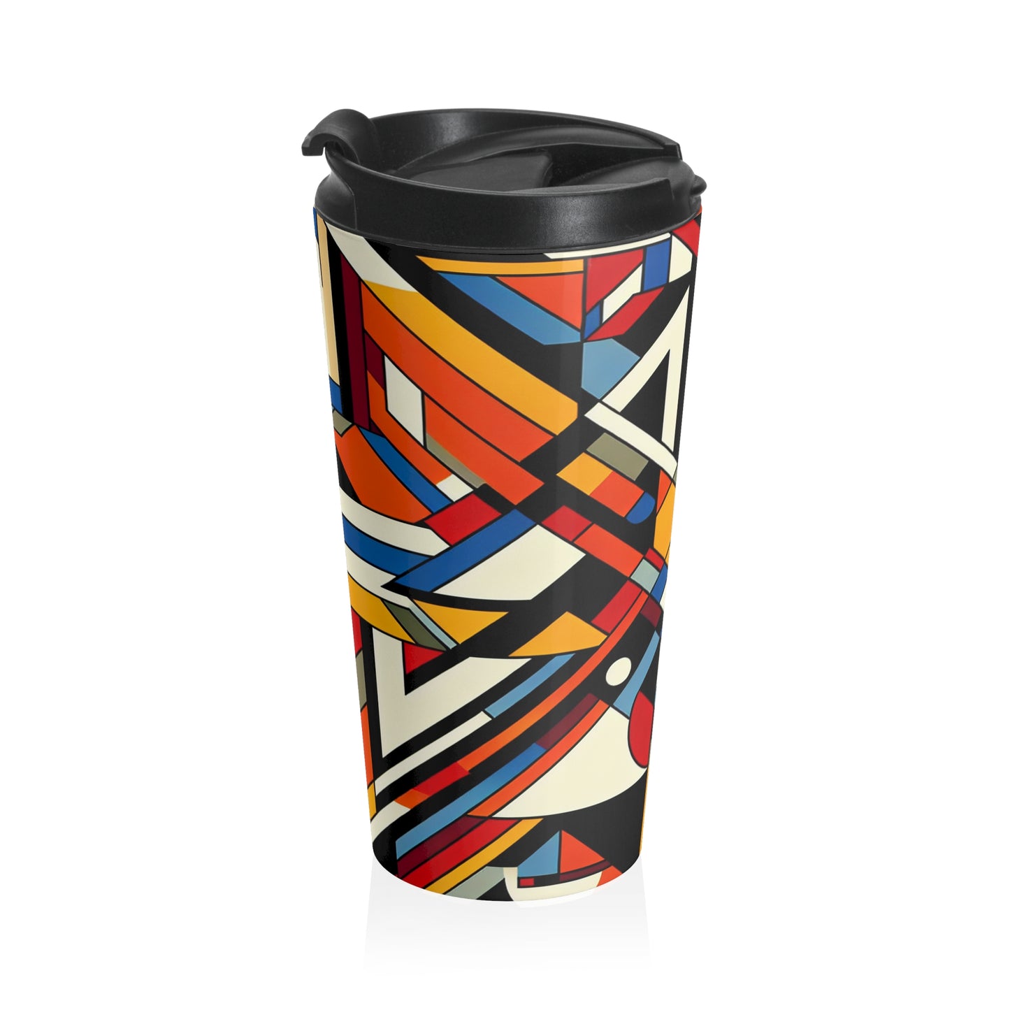 "United We Stand: A Constructivist Call for Equality" - The Alien Stainless Steel Travel Mug Constructivism