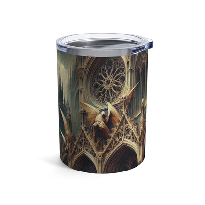 - El vaso alienígena de 10 oz de arte gótico