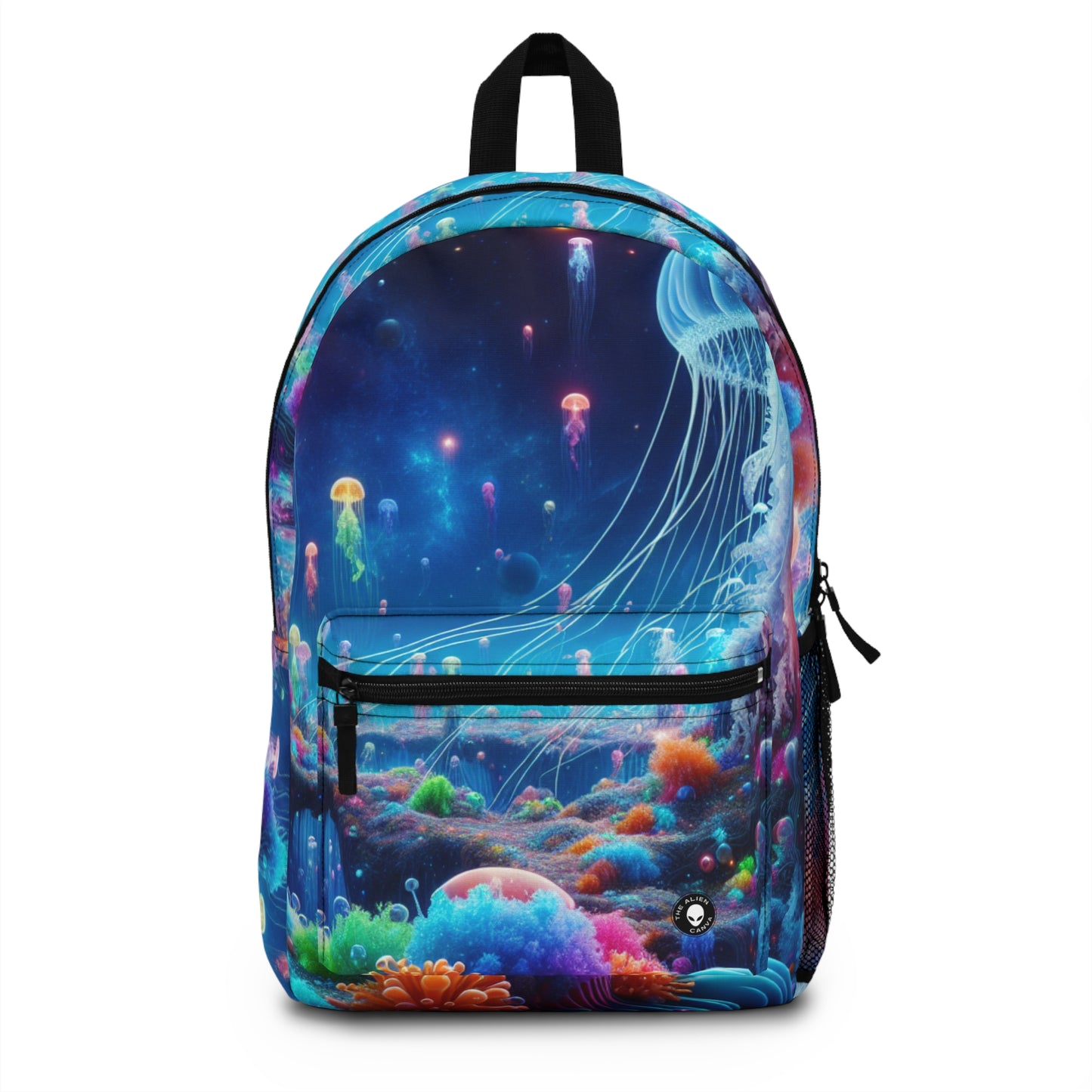 "Neon Jellyfish Fantasia: A Surreal Underwater Odyssey" - The Alien Backpack