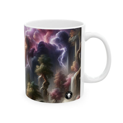 "Bosque Trueno" - La taza de cerámica alienígena 11oz