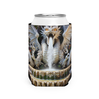 "Fiery Dragon Fountain: Heaven's Cascade" - The Alien Can Cooler Sleeve Rococo Style