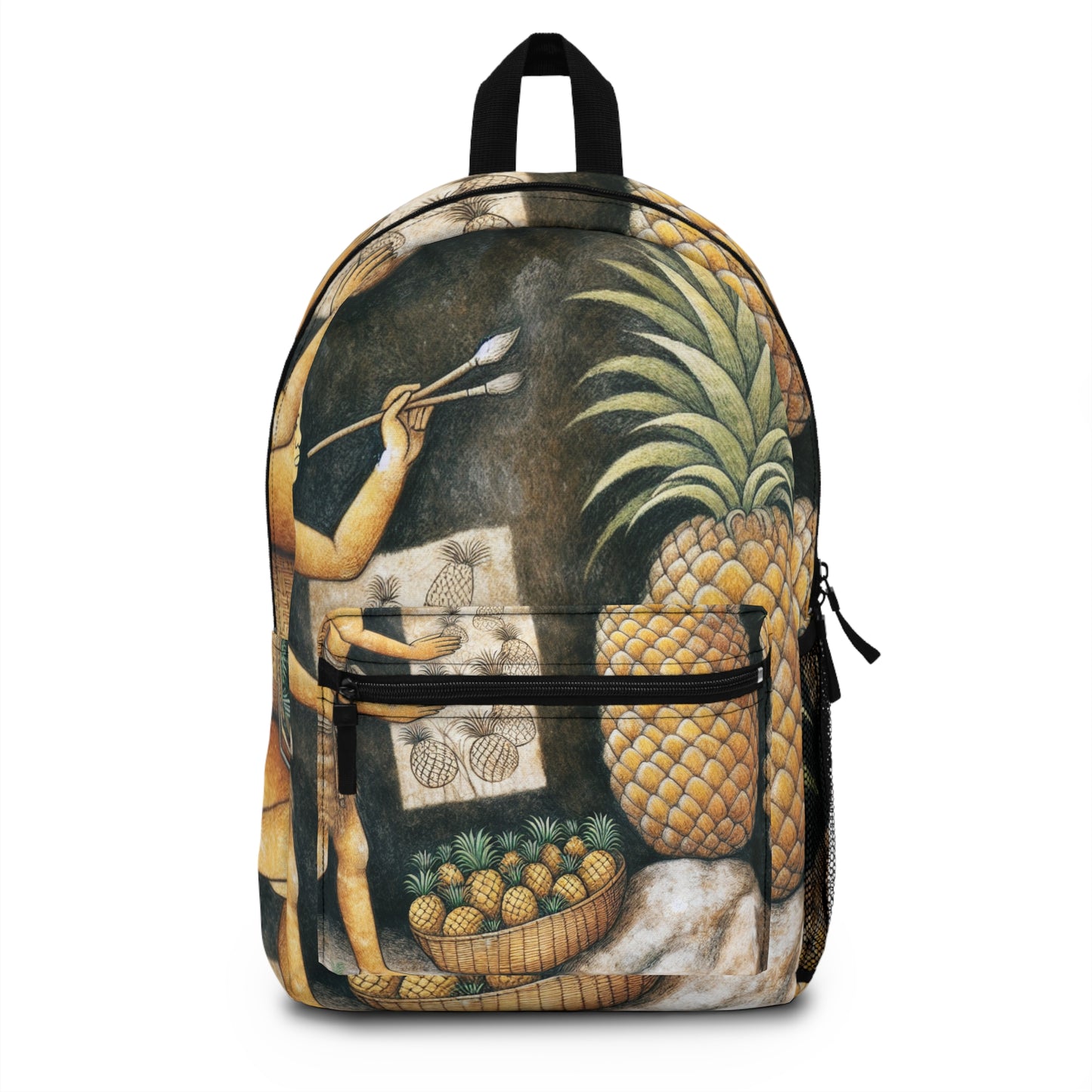 "Pineapple Harvest" - The Alien Backpack Cave Painting Style