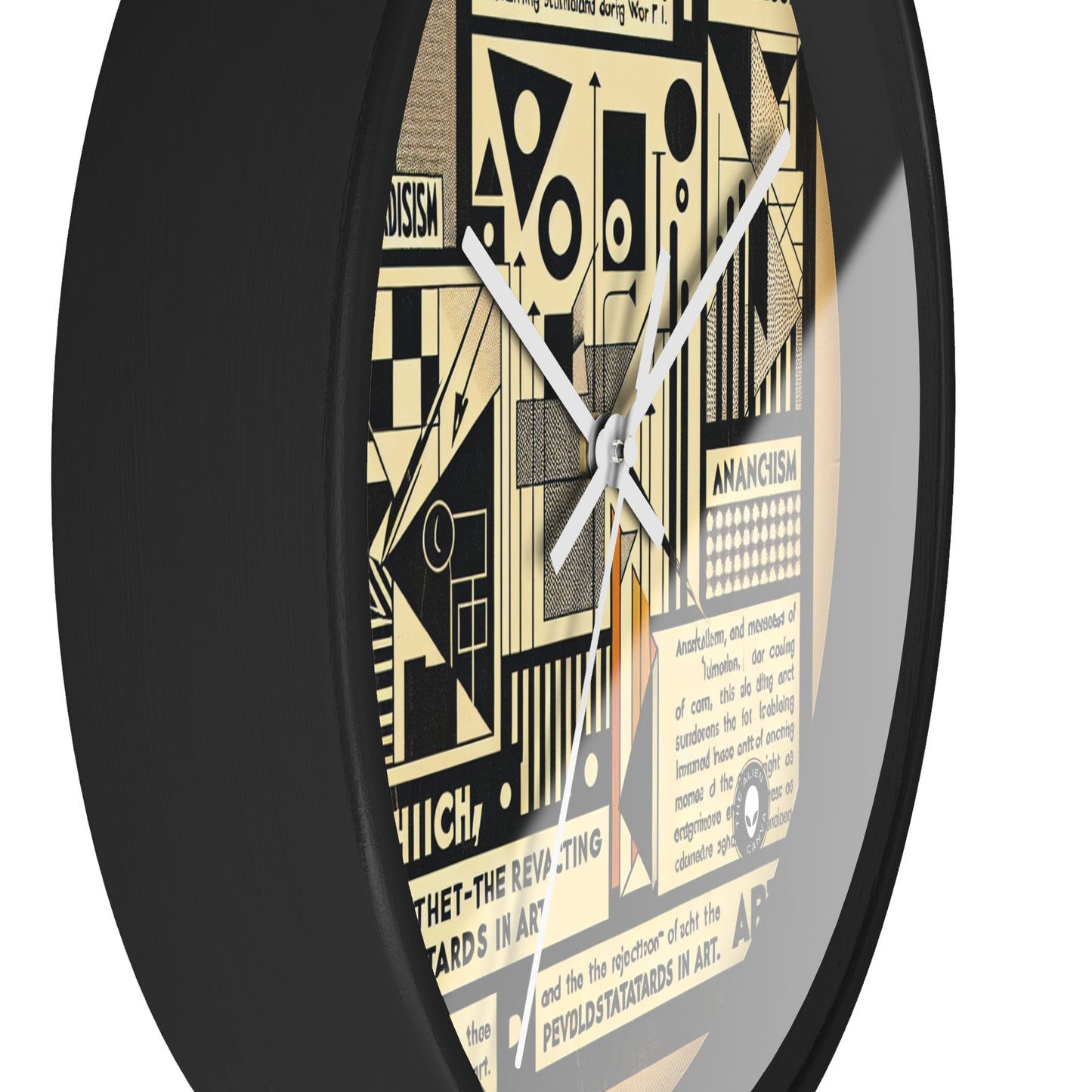 "Dadaist Dreamscape: A Surreal Digital Collage Ensemble" - The Alien Wall Clock Dadaism