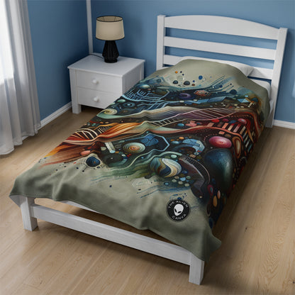 "Biofuturismo: arte inspirado en las alas de mariposa" - The Alien Velveteen Plush Blanket Bio Art