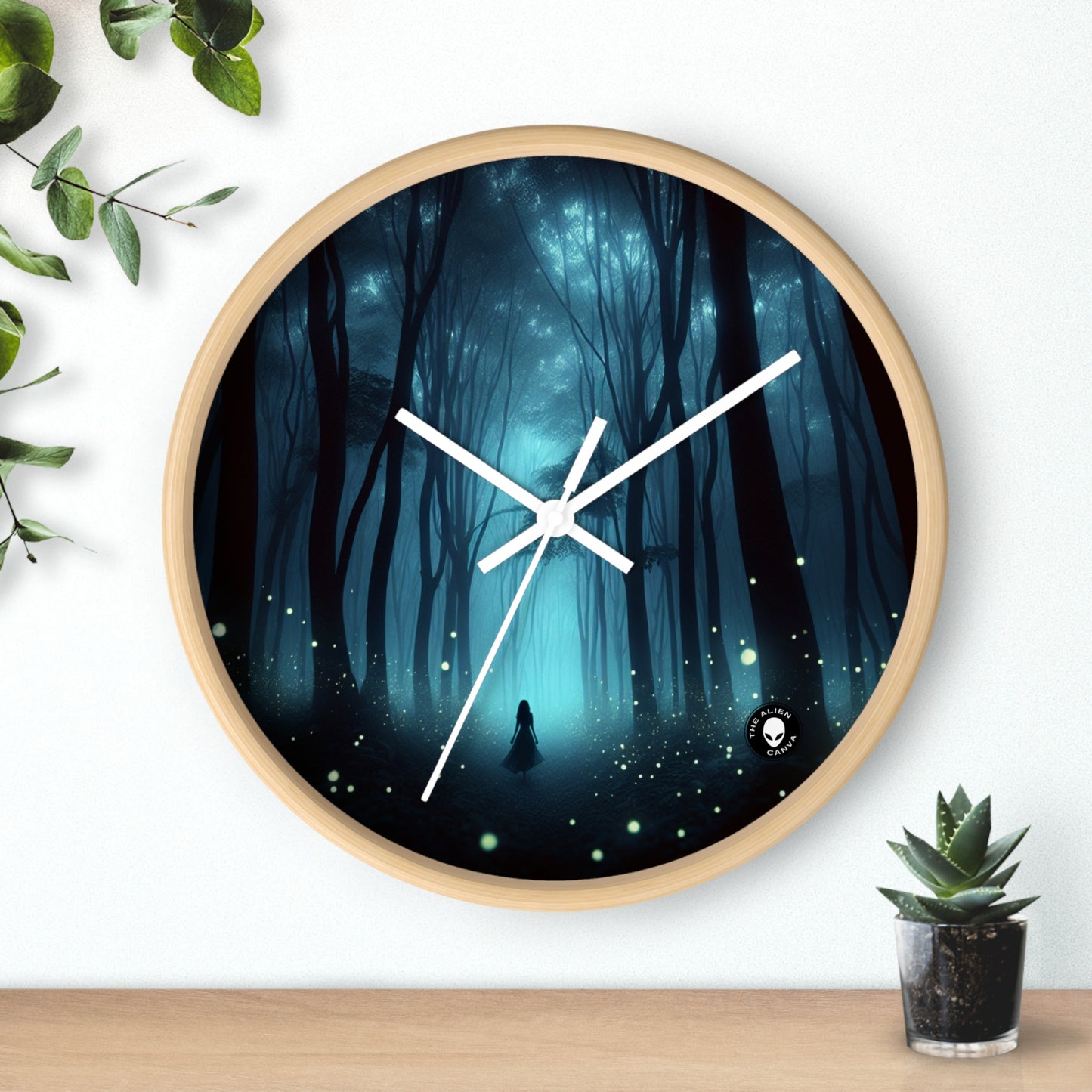 "Guiados por luciérnagas: el espectáculo de luces secreto de un bosque" - El reloj de pared alienígena