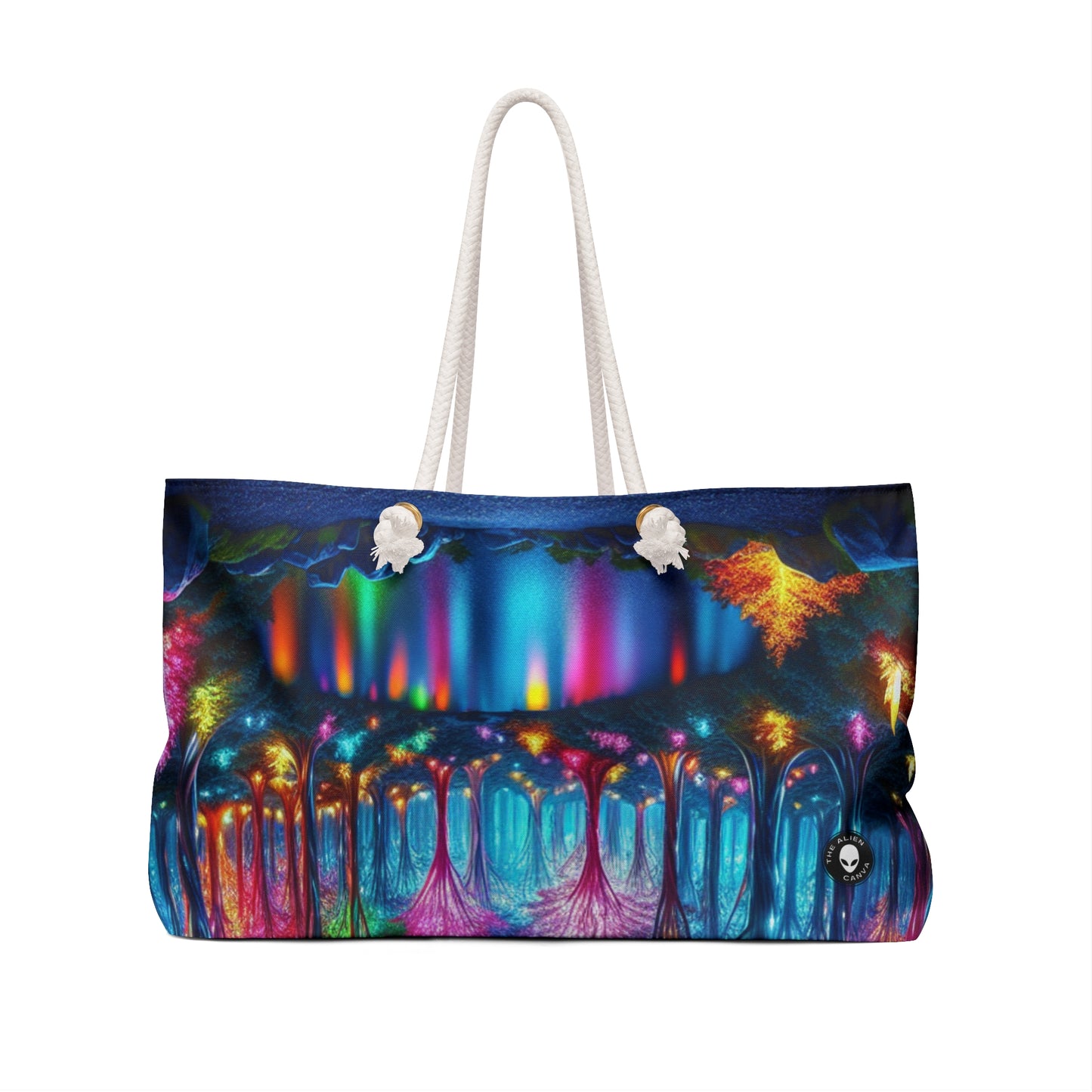 "Crystal Glow: The Enchanted Forest" - The Alien Weekender Bag