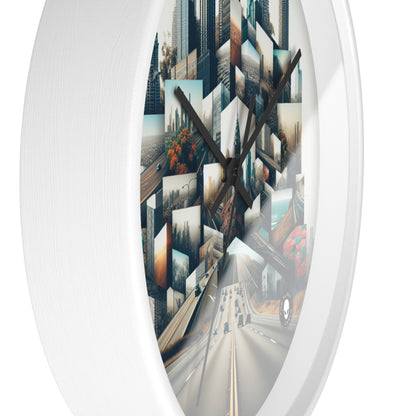 "Enchanted Forest: A Fantasy Montage" - The Alien Wall Clock Photomontage