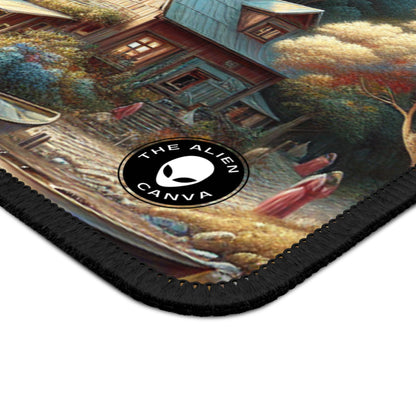 "Reviviendo la experiencia sensorial: fresas hiperrealistas en la oscuridad" - The Alien Gaming Mouse Pad Hiperrealismo