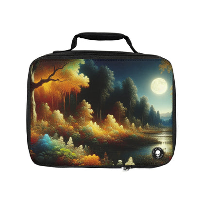 "Light and Dark in the Moonlight" - The Alien Lunch Bag Post-Impressionism