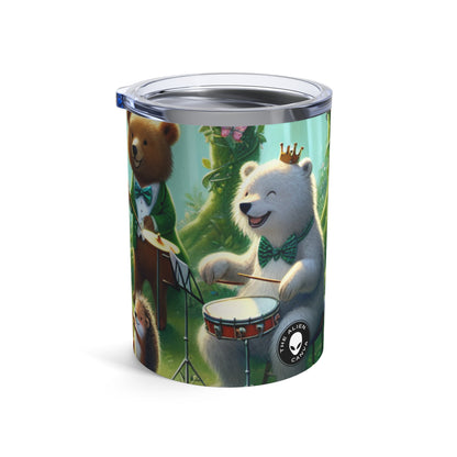 "Melodious Menagerie: Musical Animals in the Enchanted Forest" - The Alien Tumbler 10oz