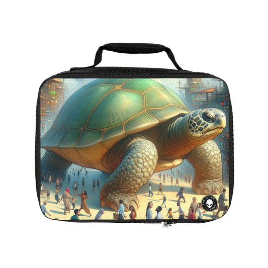 "Marvelous Turtle in the City"- The Alien Lunch Bag