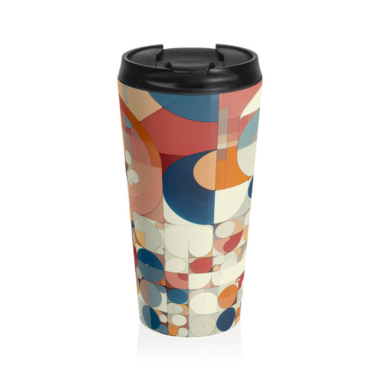 "Harmony in Repetition: A Post-Minimalist Exploration" - The Alien Stainless Steel Travel Mug Post-minimalism