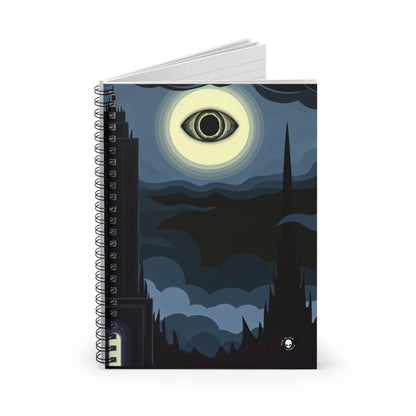 "Tower of Terror in Mordor" - The Alien Spiral Notebook (Ruled Line)