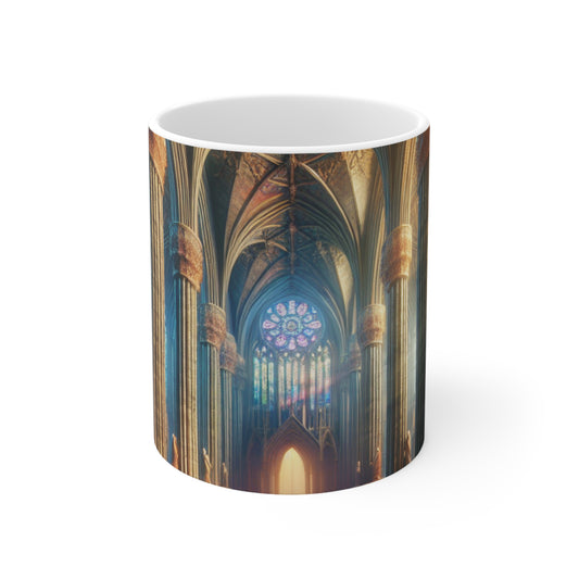 Shadows of the Gothic Cathedral - The Alien Ceramic Mug 11oz Gothic Art