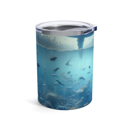 "Whale City: A Surreal Underwater Wonderland" - The Alien Tumbler 10oz