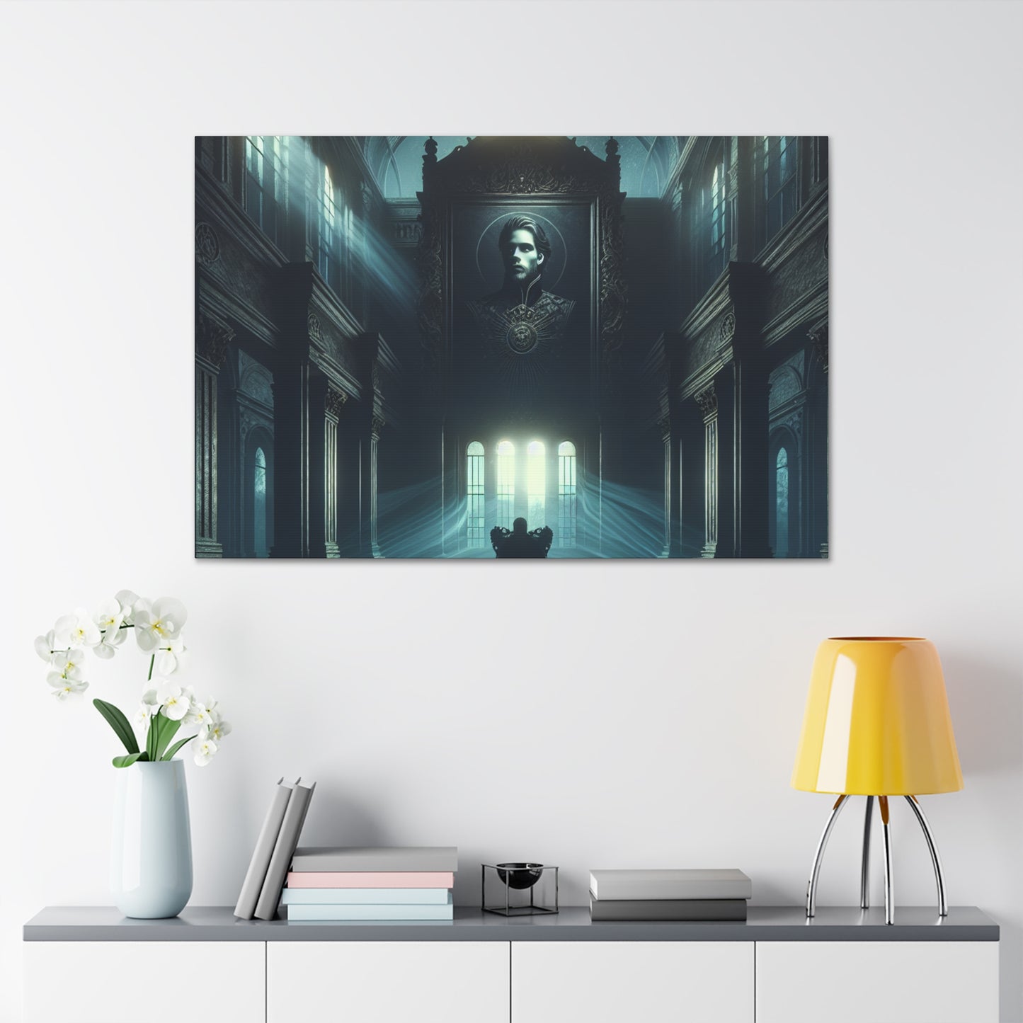 "Moonlight Shadow: A Gothic Portrait" - El estilo artístico gótico de Alien Canva