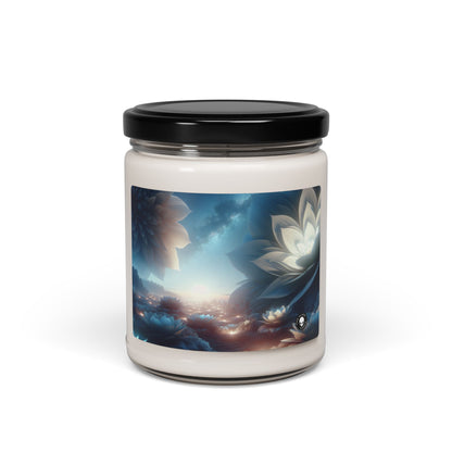 "Midnight Blooms: The Glow of Giant Flowers" - The Alien Scented Soy Candle 9oz